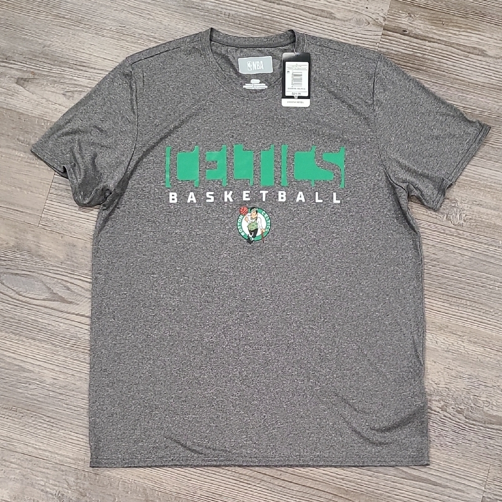 NBA Celtics Gray Short Sleeve Tee